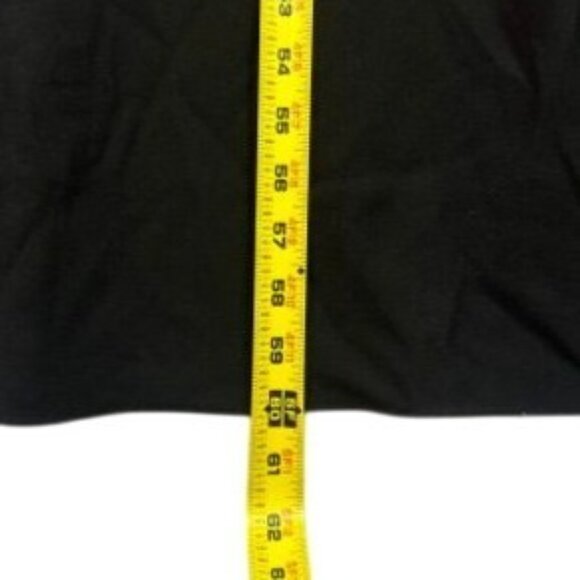 ML Monique Lhuillier Womens Black Ruffle Pintuck Evening Dress Gown NWT Size 4 - Picture 13 of 13